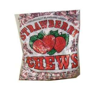 Alberts Strawberry Chews Candy (240 count)  Grocery 
