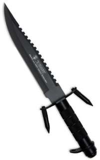   Knife Blackmaster w Grappling Hook Pins Counter Terrorism Sawback Buck
