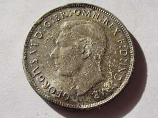 1944 One Florin Silver Coin, Australia,  