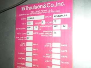 Traulsen Commercial Refrigerator/Freezer G23010 Digital  