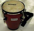 Mini Conga DXP Percussion Instrument Drum RED Gloss Junior Cuban 11 x 