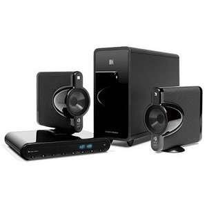    KEF KIT120 Gloss Black 2.1 Channel Home Theater System Electronics