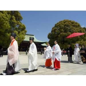  Wedding Ceremony, Meiji Jingu Shrine, Tokyo City, Honshu Island 