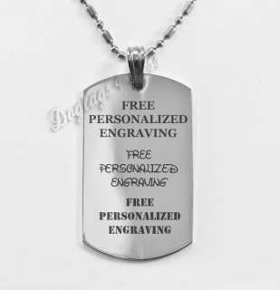 the Beatles Custom Dog Tag Silver Necklace  