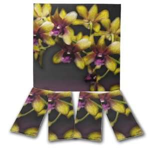  Yellow Orchids Cloth Napkins