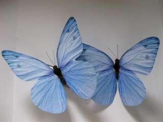 Blue Butterfly Wedding Decoration Cake Topper 4.5  