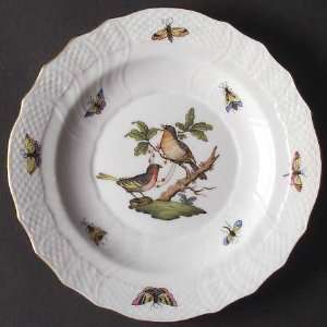 Herend Rothschild Bird (Ro) Salad Plate, Fine China Dinnerware  
