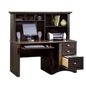  Harbor View Computer Desk With Hutch   Antiqued Paint 
