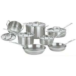  MultiClad Pro Stainless Steel 12 Piece Cookware Set