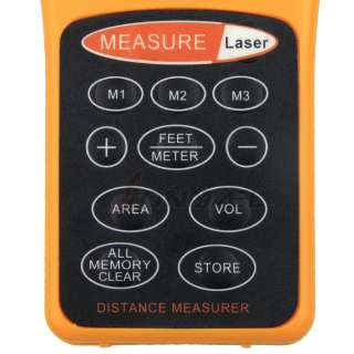 Ultrasonic LCD Laser Point Distance Area Volume Measurement Measure 
