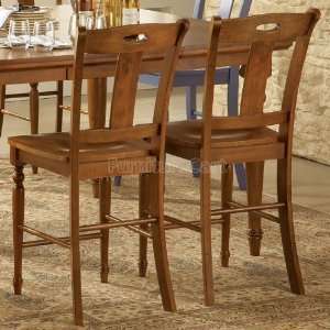 Steve Silver Furniture Barbados Counter Height Chair (Honey Oak) (Set 