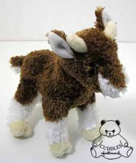   Goat Billy Cuddle Plush Toy Stuffed Animal Douglas Farm Brown BNWT Sm