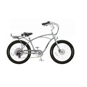  Pedego Silver Comfort Cruiser Classic Electric Bike with 