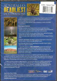 Australias Deadliest Destinations ~ Vol. 7. with Greg Grainger DVD 