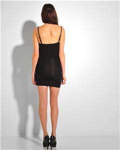 New Ed Hardy Black Tiffani Mini Dress Retails $198 Sz S  