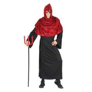    Hooded Devil Male Halloween Fancy Dress Costume: Toys & Games