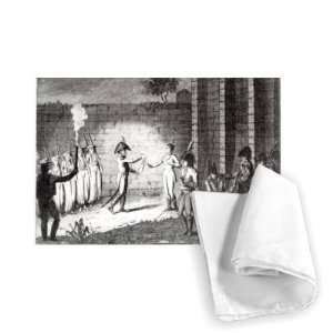  Execution of Louis Antoine Henri de Bourbon..   Tea Towel 