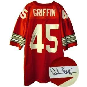 Archie Griffin Signed Ohio State Red Jersey