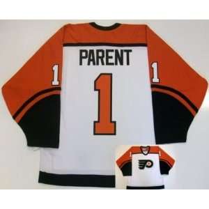 Bernie Parent Philadelphia Flyers Vintage Ccm Jersey