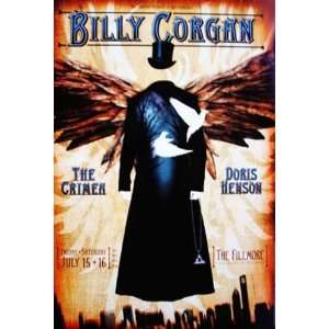 Billy Corgan Fillmore Original Concert Poster F699