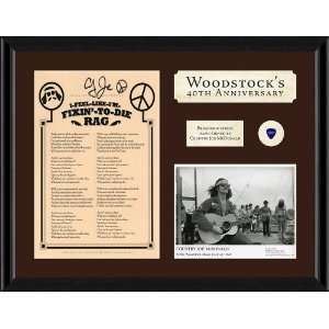  Woodstock Signed by Country Joe McDonald