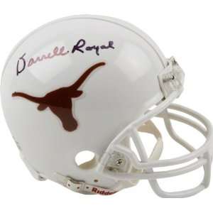 Darrell Royal Texas Longhorns Autographed Mini Helmet