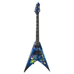  Dean V Dave Mustaine Guitar, Rust In Peace with Case 
