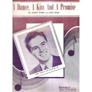  Sheet Music A Dance A Kiss And A Promise Randy Starr 211 