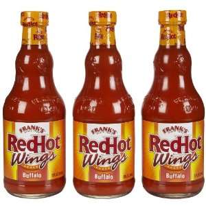 Franks RedHot Buffalo Wing Sauce 12 OZ  Grocery 