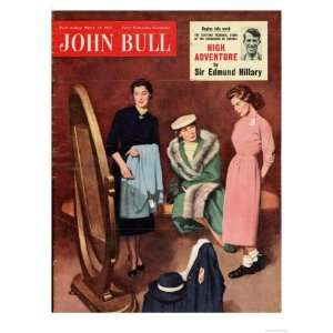 John Bull, Shopping, Mothers and Daughters Sales Assistants Fittings 