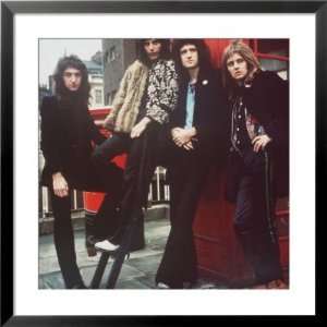  Freddie Mercury and Queen from Left John Deacon, Fredie 