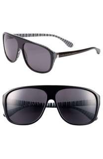 MARC BY MARC JACOBS Stripe Resin Aviator Sunglasses  