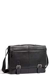 Boconi Tyler Tumbled Leather Expandable Flap Briefcase $378.00