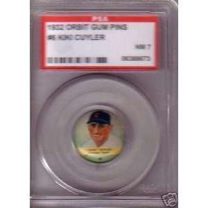  1932 Orbit Gum KIKI CUYLER Pin # 6 (PSA 7) HOF   MLB 