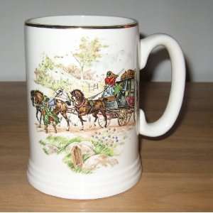   Drawn Carriage Stein Style Mug by Lord Nelson Pottery 