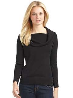 525 america   Super Nova Cowlneck Sweater/Black