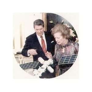  Ronald Reagan and Margaret Thatcher Missle Defense Magnet 