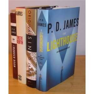  P. D. James 4 hardcover Adam Dalgliesh mystery set The 