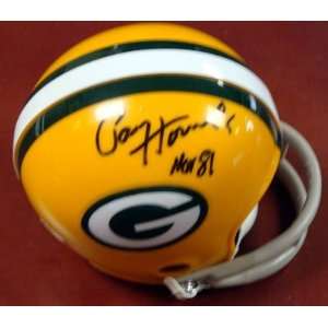 Paul Hornung Autographed Green Bay Packers Mini Helmet HOF 81 TriStar 