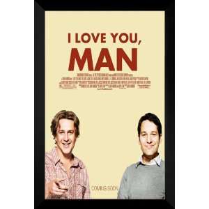   Love You, Man FRAMED 27x40 Movie Poster Paul Rudd