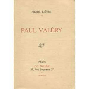 paul valery [Paperback]