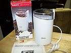 BNIB KRUPS 203 WHITE ELECTRIC FAST TOUCH COFFEE BEAN MILL GRINDER 