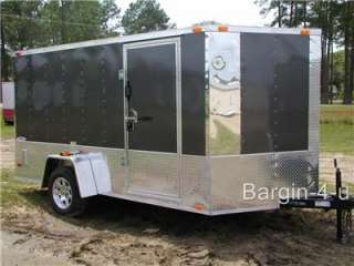 new 2012 6x12 motorcycle enclosed cargo trailer v nose ramp search
