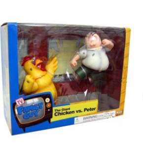 Family Guy GIANT CHICKEN & PETER FIGURE Set *IN STOCK*  