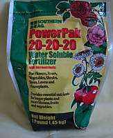 20 20 20 Water Soluble Fertilizer + Min. Elements 1lb  