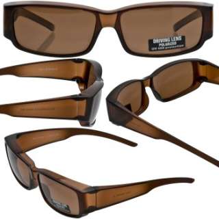Slim Jim II Mini Fit Over Sunglasses Bronze Polarized Lenses  