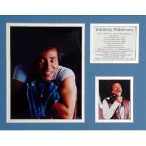Smokey Robinson Picture Plaque Framed