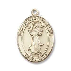 St. Francis Of Assisi Patron Saints Gold Filled St. Francis of Assisi 