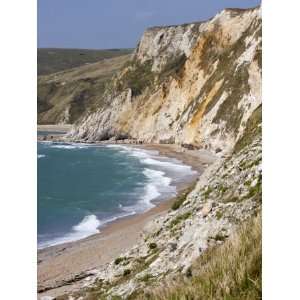  Steep Cliffs and Beach, St. Oswalds Bay, Dorset, England 