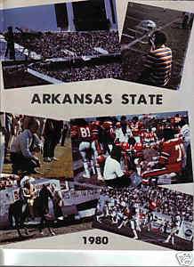1980 Arkansas State Indians Football Media Guide  